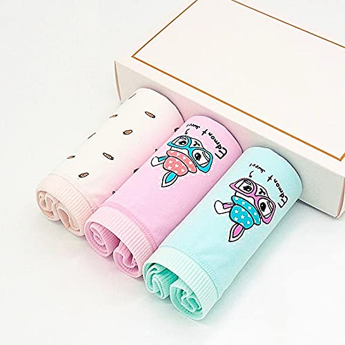 RTYG 3pcs/lot Leak Proof Menstrual Period Panties Women Leakproof Cotton Physiological Underwear Ladies Cartoon Print Briefs Girl 903 (Color : SHFZ-Z05, Size : M)