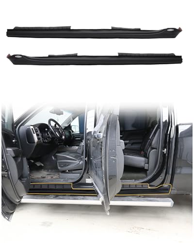 Mountainpeak 2Pcs Trail Armor Side Rocker Panel Cover Fit for 2014-2018 Chevy Silverado & GMC Sierra 1500 Double Cab and Fit for 2019 Chevrolet Silverado & GMC Sierra 1500 LD Rust Side Body Panel
