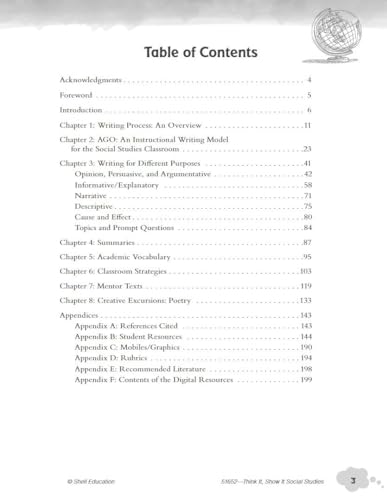 Think It, Show It Social Studies: Strategies for Communicating Understanding - Teacher Resource Provides Strategies to Develop Clear and Concise Writing Skills (Professional Classroom Resource) - Image 3