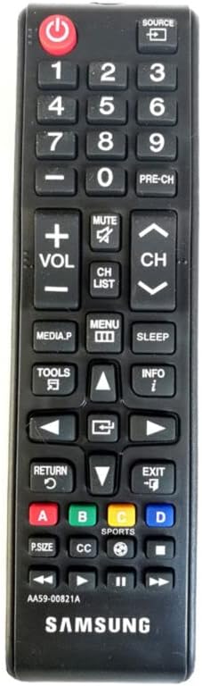 Replacement Remote Control Work for TV/Audio/Projector AA59-00821A for Samsung TV for T24C350ND/ZA AA5900821A