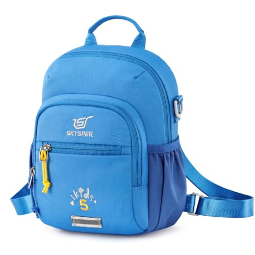 SKYSPER Kinderrucksack 5L Kindergarten Schule Wandern Outdoor Rucksack für Jungen & Mädchen ab 1 Jahre