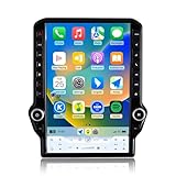 4G LTE Radio for Dodge RAM 1500/2500/3500 2013-2018 Upgrade,8-Core Qualcomm CPU QLED Touch Screen Stereo,CarPlay & Android Auto (Auto AC Only!)