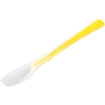 Shimomura Kougyou KR-613 Karuraku Soft Spoon, Made in Japan, Niigata Tsubame Sanjo, Yellow