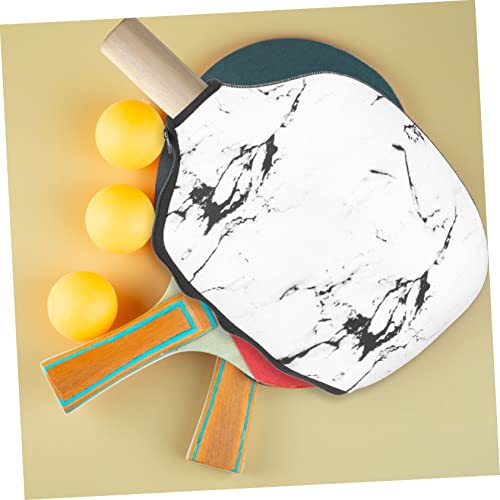 INOOMP 10 peças de capas B para raquete, capa protetora de neoprene pong arranhões zíper para sua re