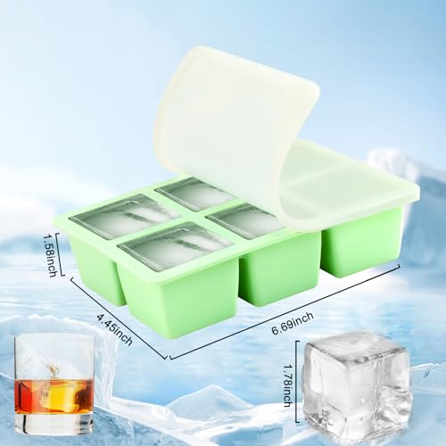 Bandeja de cubos de hielo grande con tapa, 2 unidades miniatura 7