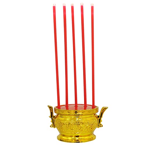 PRETYZOOM Bruciatore di incenso elettronico moderno orlare lampada bruciando kit lampade led lumini led candele incenso ha condotto la luce bruciatore di con luce plastica