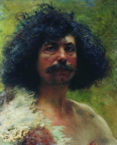 Arte en lienzo Studio della testa maschile de Makovsky para inspirar tu hogar diario
