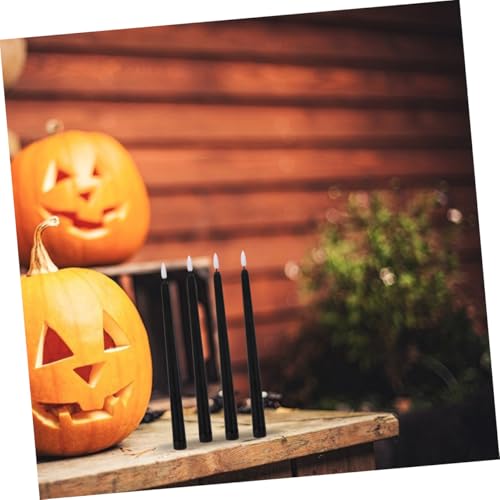 Bougies LED sans flamme pour Halloween et décoration de table chaleureuse