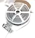 65ft (20m) Clear Plastic Twist Tie Roll with Cutter - Oval