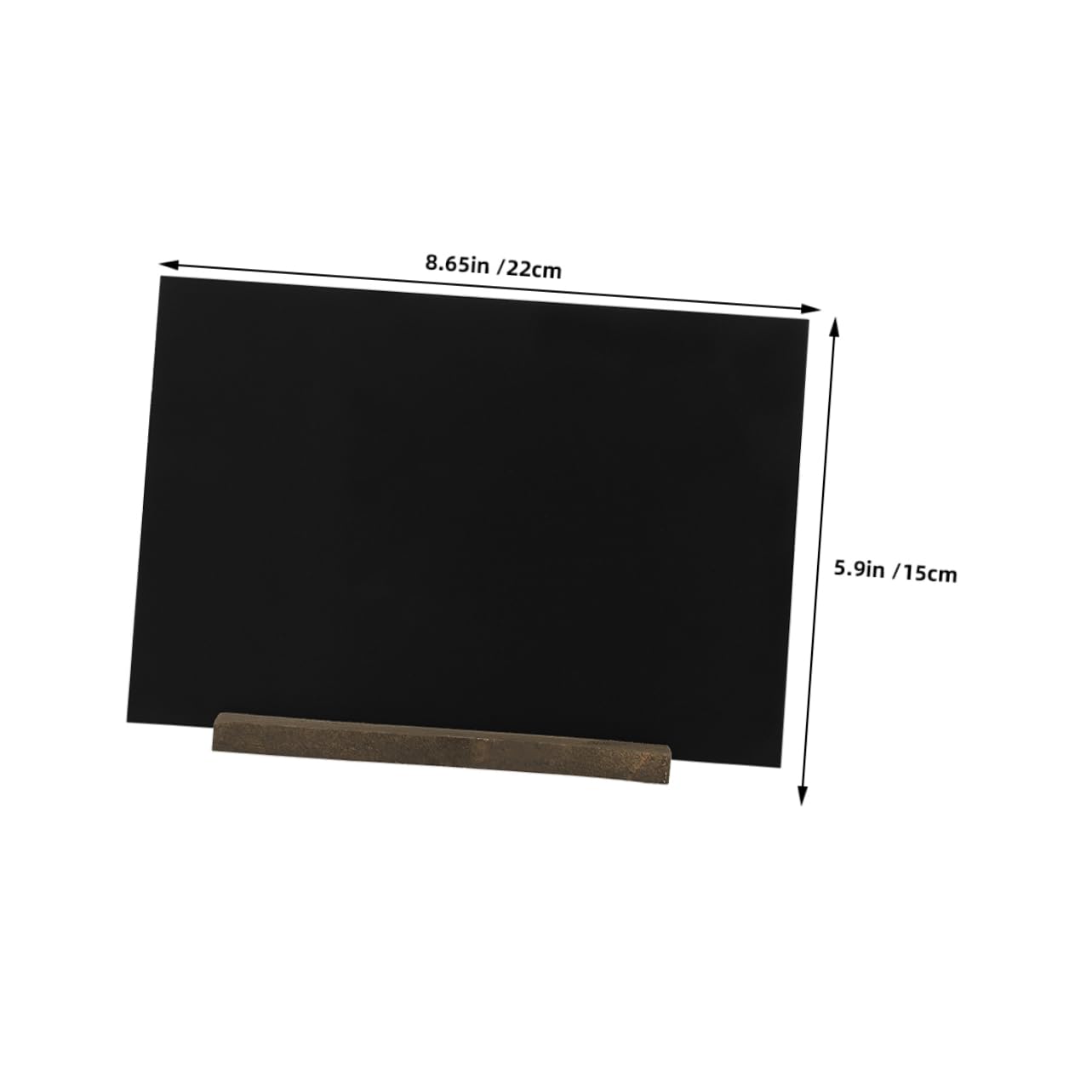 HOMSFOU Wooden Mini Chalkboard Sign Versatile Display for Buffet Kitchen Event Signage