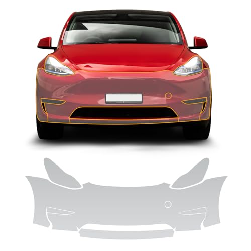 FDAIUN Precut Car Paint Protective Film for Tesla Model Y 2017-2025 (Not for Juniper) 8.5Mil TPU PPF Gloss Clear Scratch Protector Exterior Accessories
