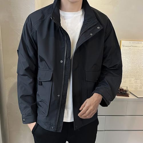 Akklian Winter Warm Tactical Softshell Jackets - Fleece Lined Water Resistant Outdoor Sports Hiking Jacket Casual Zip Up Coat2