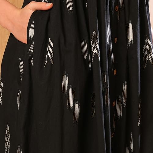 Image of Globus Women Ethnic Dress (3641663001 Black S)