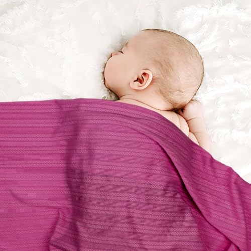 Image of BQUBO Newborn Receiving Blanket Hat Mittens Set for Baby, Unisex Baby Boys Girls Essentials, Newborn Registry Must Haves, Stroller Crib Shower Gifts