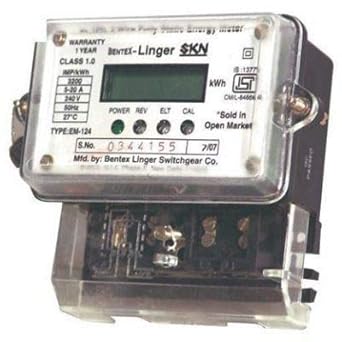 SM Enterprices Digital LED Sub meter Single Phase 2 Wire Electrical Energy KWH Meter