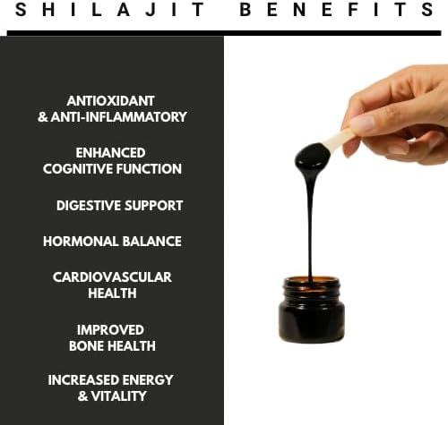 Miniatura 2 de Resina Shilajit pura del Himalaya 100 porciones  Suplemento mineral de alta potencia para hombres y mujeres