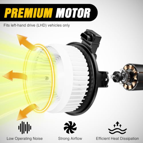 Image of Nilight HVAC Blower Motor for Honda Civic 2006-2011, Replaces 700194