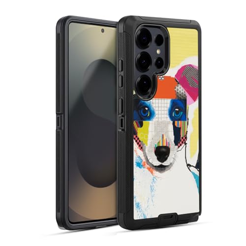 Étui Antichoc Samsung S25 Ultra Head Case Designs sous Licence Officielle Michel Keck Whippet