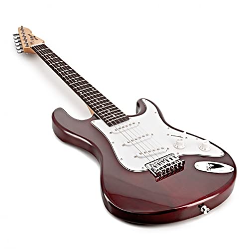 Guitare Electrique 3/4 LA Miniamp Pack Rouge - Les Beatles, Paul McCartney, John Lennon, RIngo Starr, George Harrison Guitare Electrique 3/4 LA Miniamp Pack Rouge – Image 5