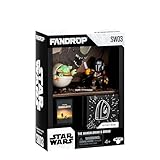 FANDROP SW03-Star Wars: The Mandalorian - The Mandalorian & Grogu, FANDROP Combines an Epic Diorama, Artifacts & Scene Marker Creating A Display to Enhance Any Star Wars Collection, 4 to Collect