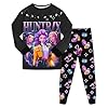 k pop Demon Hunters Pyjamas, K-Kpop Pjs Set 2 Pieces Printed Outfit Pyjamas 2Pieces Tracksuit Sleepwear