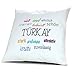 Produktbild Kopfkissen mit Namen Türkay - Motiv Positive Eigenschaften, 40 cm, 100% Baumwolle, Kuschelkissen, Liebeskissen, Namenskissen, Geschenkidee, Deko