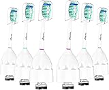 Vochigh Replacement Toothbrush Heads Compatible with Philips-Sonicare: fits Philips Sonicare e-Series, CleanCare & Xtreme Screw-on Electric Brush Handles, 6 Pack