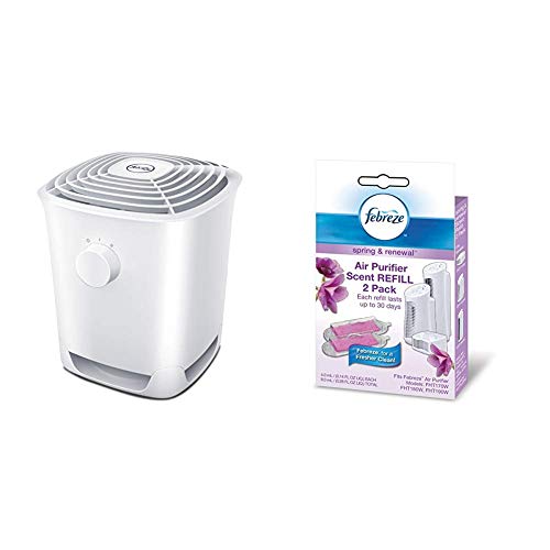 Febreze Odorgrab Air Cleaner, White Scent Refill, Spring and Renewal, 2-Pack