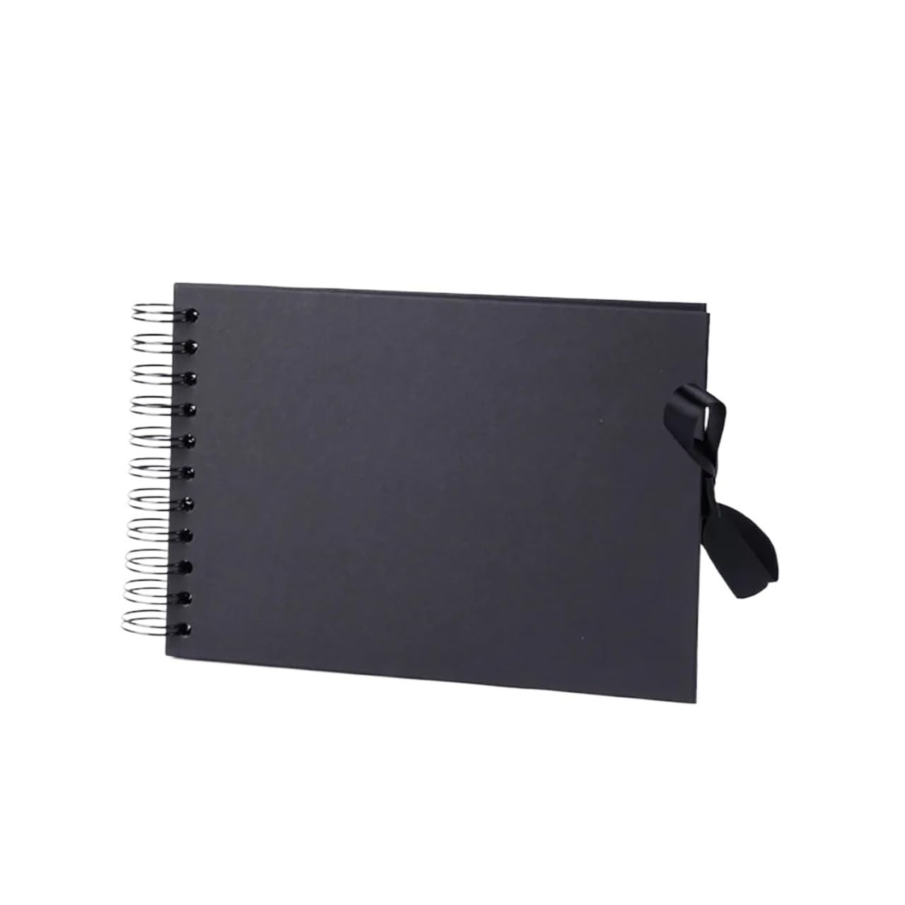 Paper Scrapbooking 60 Pages Craft Album DIY Memory Picture For Photo(Black)