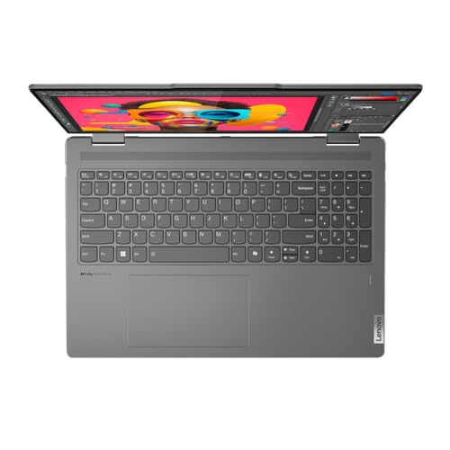 Image of Lenovo - Yoga 7i 2-in-1 16 inch 2K Touchscreen Laptop - Intel Core Ultra 5 125U with 16GB Memory - 512GB SSD - Storm Grey 83DL0000US.