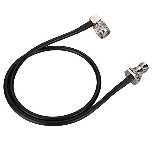Cable TNC Macho a TNC Hembra de 60 Cm para Antena TRI PRC-152 Negro