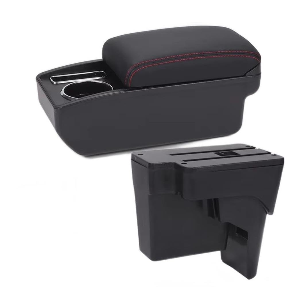 Fsozdbbpl C1 Black Red No Usb For Kia K3 Bl7 2022-2026 Car Armrest Box Retrofit Parts Interior Storage Box Interior Parts