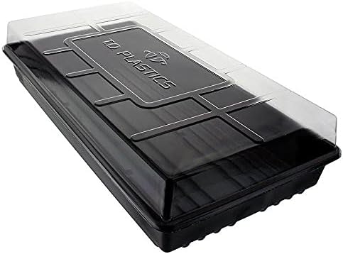 10 cada una 1020 bandejas con cúpula de humedad sin agujeros