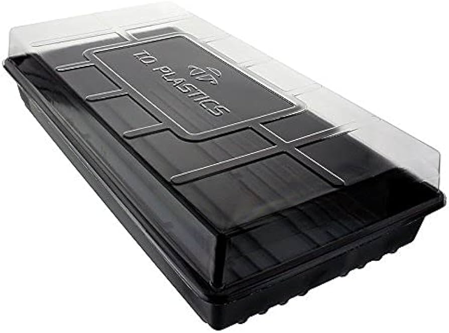 Amazon.com: 10 Each - 1020 Trays with Humidity Dome NO Holes Amazon.com: 10 Each - 1020 Trays with Humidity Dome NO Holes