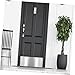 Homoyoyo 1set Door Kick Plate Metal Door Reinforcement Elegant Design for Use Easy Installation Tools Included