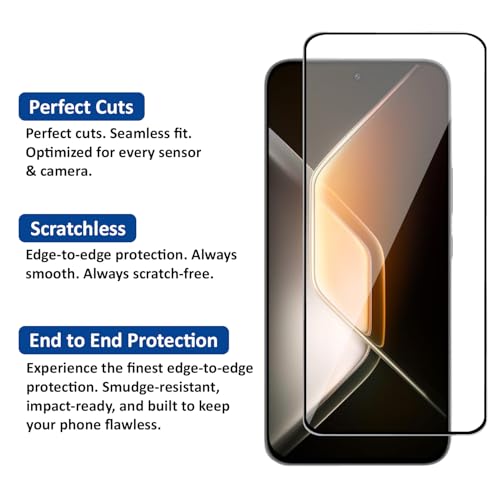 Image of AIBEX Military-Grade Tempered Glass Screen Protector Compatible for Infinix GT 30 Pro 5G / GT 30 5G+ with Edge-to-Edge Coverage and Easy Installation Kit