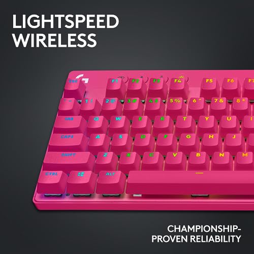 PRO X TKL LIGHTSPEED tastiera gaming wireless - MAGENTA - UK - TACTILE - Tastiera gaming - Immagine 2