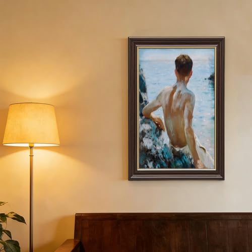 Impression sur toile Beach Study habille un mur vide de bureau cadre inclus - 4