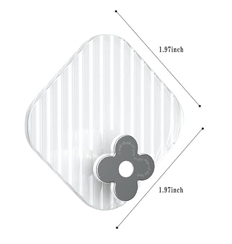 Hobtec Adhesive Hooks/Towel Hook - 4 Pack Coat Hooks Stick Heavy Duty Wall Hooks Stick On Bathroom/Kitchen(4 Multicolor) #TOP3