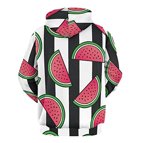 Sweat à capuche pastèque UMENG pull manche longue pour l'hiver - 3