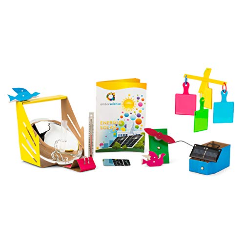 Energía Solar- Juguete STEM Cientifico y Educativo para hacer experimentos sorprendentes con la energía solar, para niños 8+ Cover