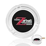 灰皿 機動戦士Ζガンダム 星を継ぐ者 ガラス灰皿 円形 タバコ固定 滑り止め 大容量 おしゃれ 喫煙具 デスク装飾 屋内 屋外 業務 車用 家庭用 自宅 プレゼント