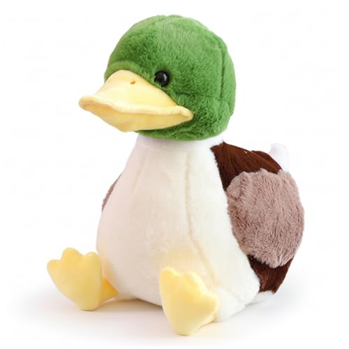 Cadeau compagnon câlin canard colvert en peluche pour anniversaire