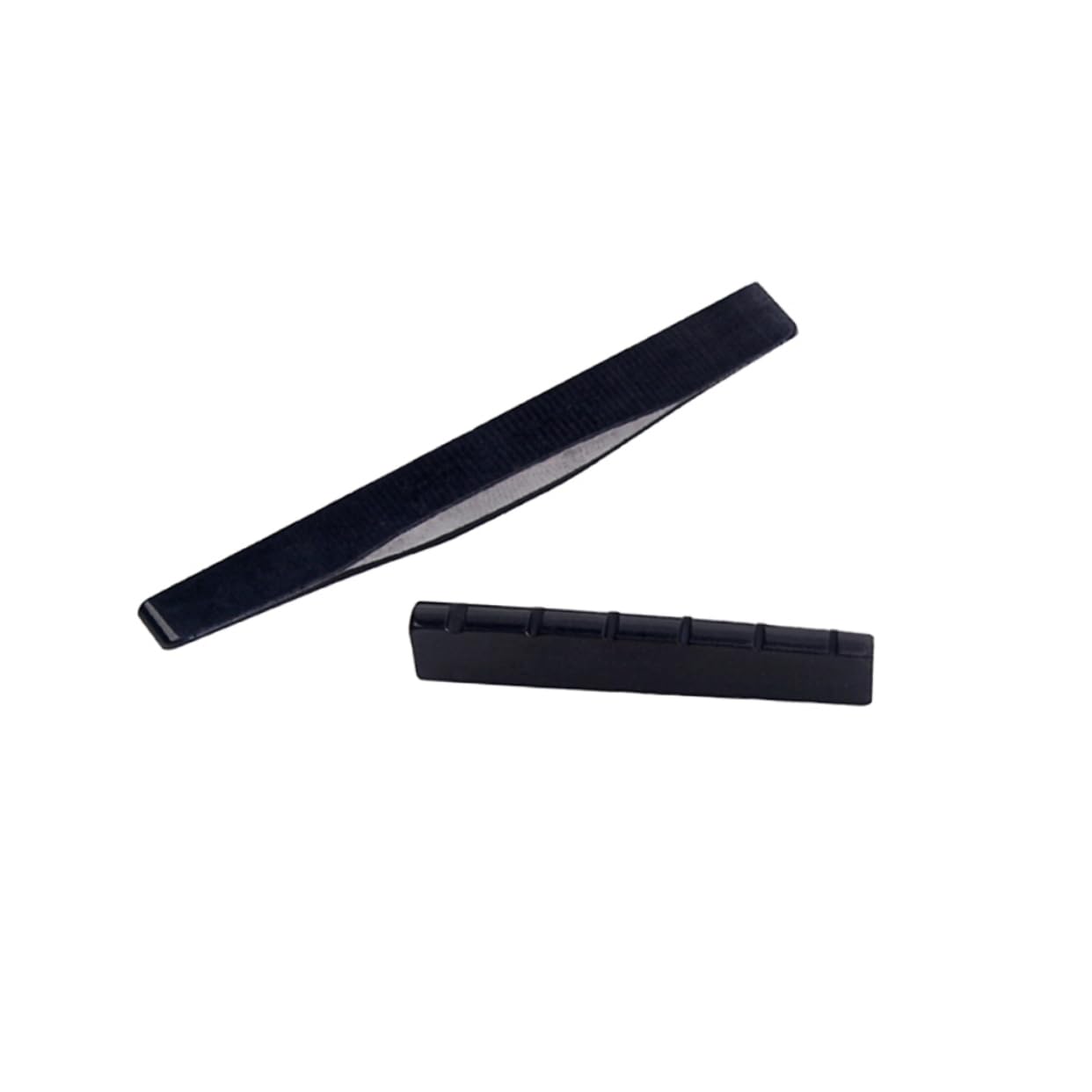 Toyvian Sillín de Guitarra de Hueso Negro Gl905 para Guitarra Clásica y Acústica Juego de 2 Piezas
