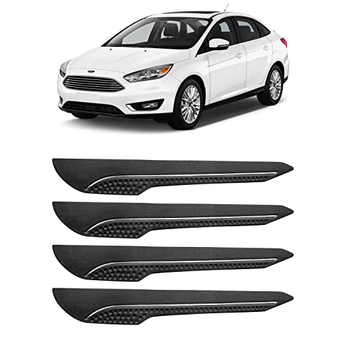 Image of AOSIS-Car Bumper Protector /Bumper Guard for Ford Focus with Single Chrome Stripe (4-Pcs)