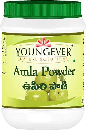 Youngever Nature Solution Amla Powder For Overall Health (100gms, Pack of 5)