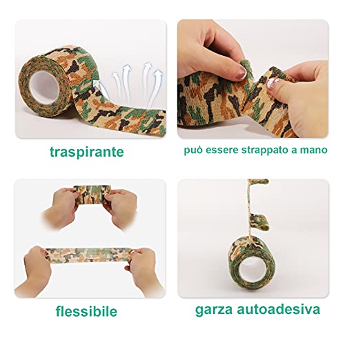 8 Rotoli Benda Elastica Coesiva, Yolaist Garza