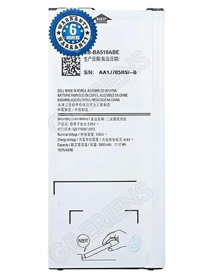 Image of Original EB-BA510ABE Battery for Samsung Galaxy A5-2016 (A510F) - (2900mAh) Battery with 6 Month Warranty ****(Original Battery 270)