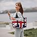 Travel Duffel Bag for Women&Men, British flag Print Weekender Carry-On Bags, Sports Gym & Overnight Luggage Tote