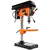 WEN 4211 3.2-Amp 10-Inch 5-Speed Cast Iron Benchtop Drill Press with Laser and Keyless Chuck , Black